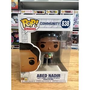VAULTED Abed Nadir Community Funko Pop #838 Danny Pudi Dan Harmon Television Toy